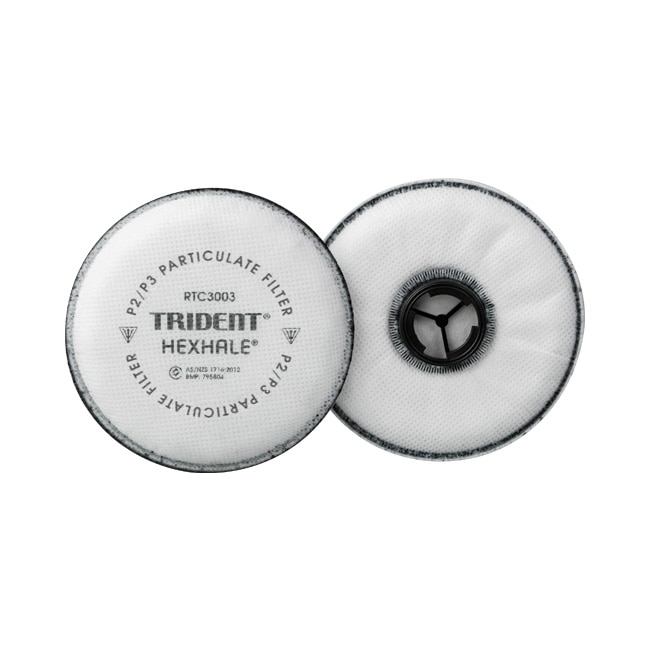 Respirator TRIDENT® HEXHALE® P2/P3 Particulate with Nuisance Level Organic Vapour Relief Filter